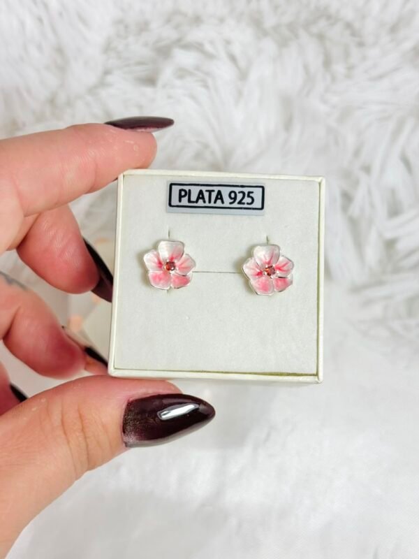 Aro Plata Flor