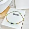 PULSERA CRISTAL CUBO AMARILLO