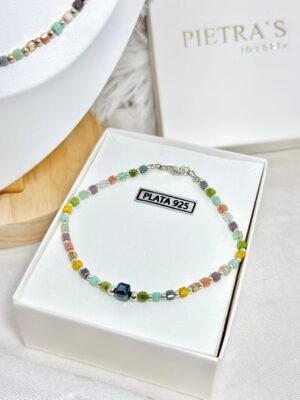 img_6160 PULSERA CRISTAL CUBO AMARILLO